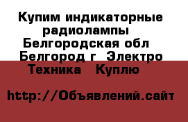 Купим индикаторные радиолампы - Белгородская обл., Белгород г. Электро-Техника » Куплю   